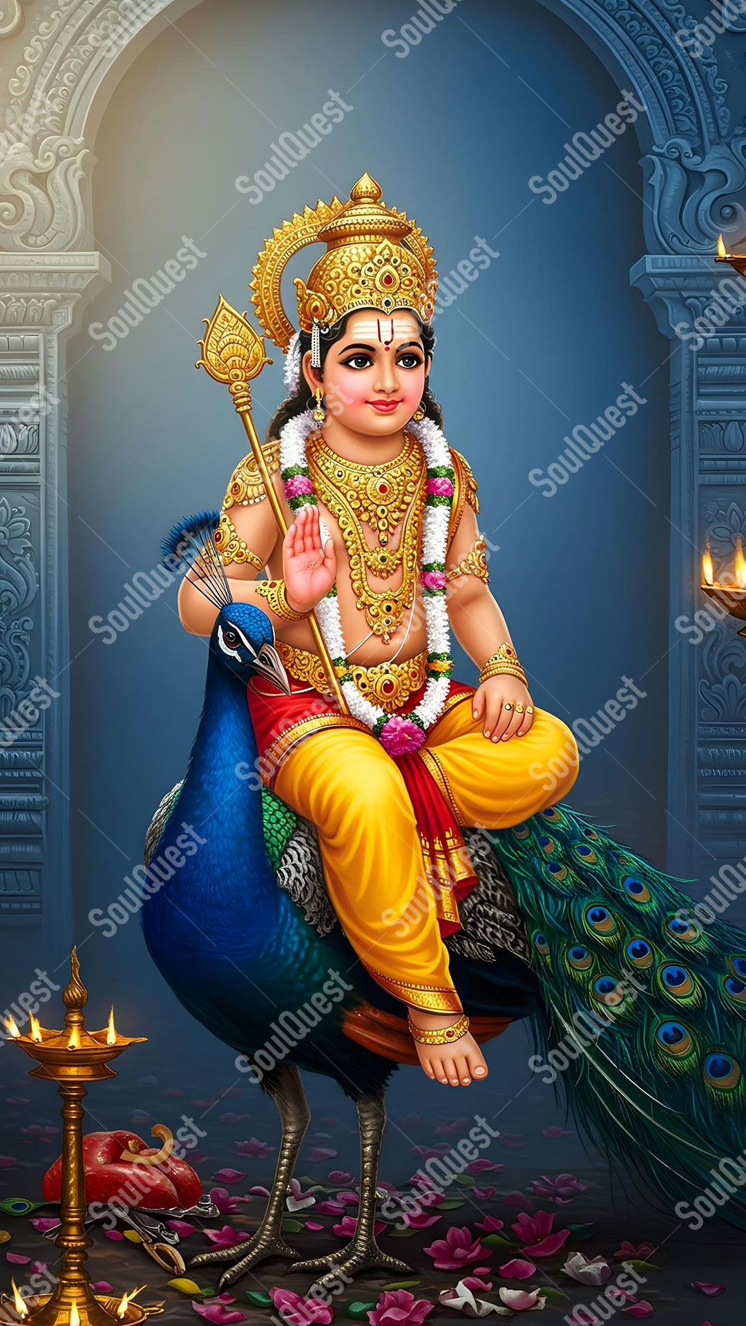 Divine Lord Subramanya Artwork – Divine Victory