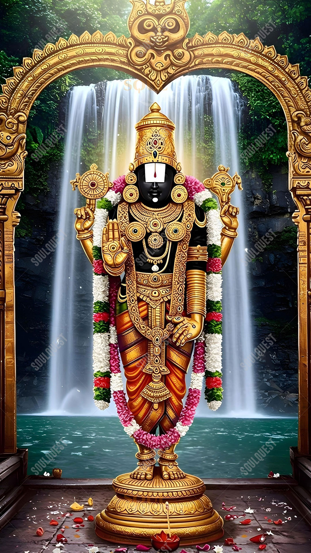 Divine Lord Venkateswara Artwork – Eternal Faith