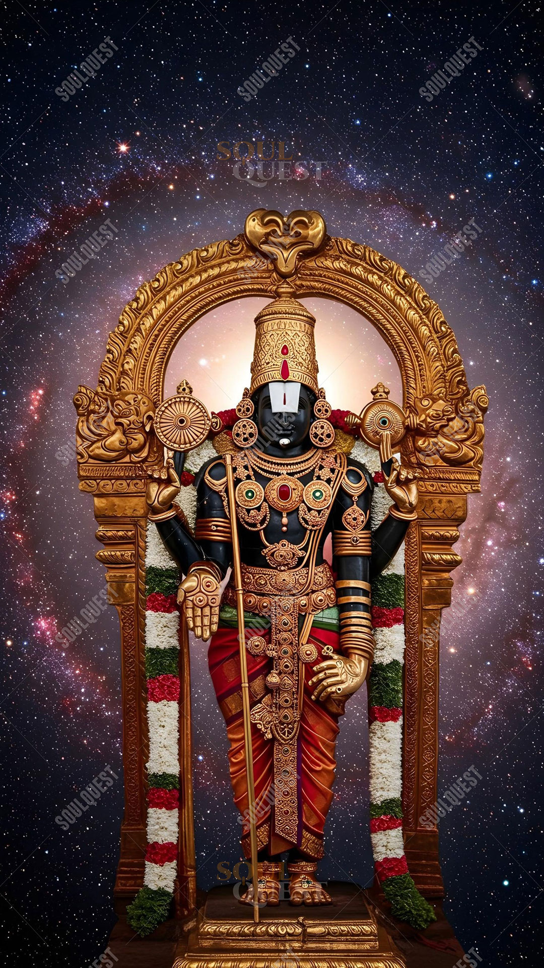 Divine Lord Venkateswara Artwork – Auspicious Grace